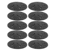 KONTONTY Foot Files Remover 20pcs Black ABS Grinding Heads Roller Discs for Electric Foot Callus Remover Suitable for Home Care