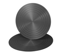 KONTONTY Gas Stove Diffuser Plate and Heat Diffuser for Glass Top Stove 20cm 24cm Set for Indoor Cooking Protection