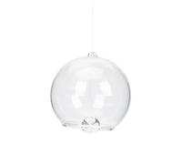 KONTONTY Glass Wind Chime Japanese Style Hanging Ornament for Balcony Outdoor Use Creative Bell Decor for Garden and Patio