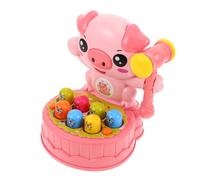KONTONTY Hammer Whack A Pig Game Educational Playthings for Age Boys Interactive Pounding Game Early Learning Cognitive Development Gift