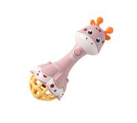 KONTONTY Hand Grasp Stick Animal Design Newborn Infant Baby Toddler Boys and Girls Developmental Milestones Early Learning Plastic Parent-Child Interactive Random Color