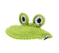 KONTONTY Handmade Tortoise Sweater, Cartoon Frog Designed Winter Knitted Turtle Costume, Woolen Yarn, Light Green, L, for Christmas Festive Photo Shoots