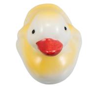 KONTONTY Handpainted Ceramic Floating Duck Figurine for Fish Tank Aquarium Small Animal Ornament for Home Desktop Display Vibrant and Sturdy Decorative Sculpture for Fish Lovers