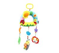 KONTONTY Hanging Crib for Newborns Rainbow Car Rattle Soft Sensory for Months Stimulates Visual Development Communication Skills Washable for Self Discovery