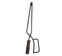 KONTONTY Heavy-Duty Outdoor Charcoal Tong with Extended Grip for Camping Fire Pit Fireplace Log Grabber Multipurpose Wood and Clip for Barbecue Picnic Beach Use