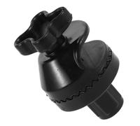 KONTONTY Heavy Duty Patio Swing Canopy Frame Replacement Connector Bracket, Plastic Material with Adjustable Angle and Gear Screws, Minimizes Sway for Outdoor Garden and Porch Use, Black