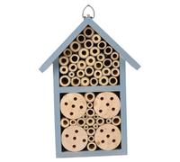 KONTONTY Hedgehog Houses for Garden Beehive Ladybugs Live Wooden Cabin Painted House Bee Nest Hanging Bee