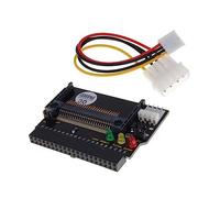 KONTONTY Ide to Cf Adapter with 50-pin Standard Socket and 3 LED Indicators, Plastic Material, Supports Master Or Mode Selection and Cf-i Cards, Includes Ide Power Cable for Reliable Data