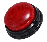 KONTONTY Interactive Game Show Buzzer with Hand Press Design for Classroom Quizzes and Family Entertainment Sturdy Educational Answer Button for Boys and Learning Through Playing