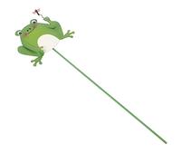 KONTONTY Iron Garden Decor Stake Outdoor Yard Decorations for Lawn and Patio Landscape Frog Ornament Dragonfly Design for Villa Courtyard