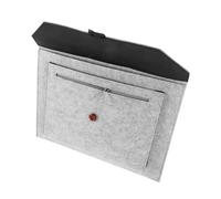 KONTONTY Large Capacity Felt Laptop Sleeve Lightweight Protective Computer Bag for Travel and Office Multi-device Compatible Tablet Carrying Case with Inner Sleeve for Accessories Storage