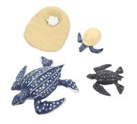 KONTONTY Leatherback Turtle Growth Cycle Model for Cognitive Playthings Vivid Simulation Animal Figurines Educational Life Cycle for Natural Science Learning and Imagination Development
