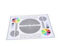 KONTONTY Lens Calibration Tool Lens Test Chart Color Wheel Card for Security Camera Focus Indoor Outdoor Monitoring Image Assessment and Quick Deployment