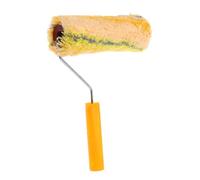 KONTONTY Long Pile Paint Roller Brush Extended Cotton Line for Rough Surfaces Wall and Ceiling Painting with Fiberglass Material Smooth and Even Finish Easy to Clean for Interior and