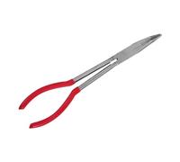 KONTONTY Long Reach Crucible Tongs Ergonomic Degrees Bent Nose Pliers for Jewelry Making High Temperature Resistance Precision Metalworking Easy Cleaning Tools for Crafting
