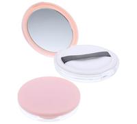 KONTONTY Loose Powder Container 5g, 2PCS Empty Powder Case with 2Pcs Puff, Plastic Compact Powder Box for Going Out