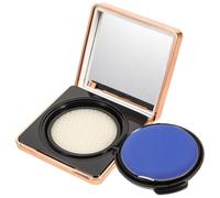KONTONTY Makeup foundation case with powder puff and sponge included plastic material easy to open and close designed for outdoor use and DIY beauty