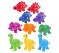 KONTONTY Matching Dinosaur Alphabet Pairing Toy Set for Toddlers Montessori Educational Cognition Game 11pcs Portable Sorting Toys for Preschool Learning