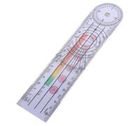 KONTONTY Medical PVC Goniometer Angle Protractor Body Measuring Tool for Orthopedic Therapy Accurate Joint Measurement for Professionals and Home Use