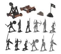 KONTONTY Military Equipment Model Retro Medieval Soldier Chariot for Pretend Play High End Material Lightweight Desktop Decor for Party and Home Display