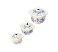 KONTONTY Mini Ceramic Soup Bowl for Pretend Play Smooth Edges Simulation Cookware Creative DIY Kitchen Accessory for Boys