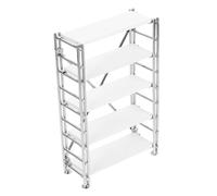 KONTONTY Miniature Bookshelf Display Rack Doll House Decor for Collectibles and Accessories Realistic Design Compact for Miniature Home Staging