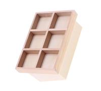KONTONTY Miniature Vegetable Rack Compact Wooden Dollhouse Food Shelf for Displaying Fruits Vegetables Accessories Micro Landscapes Educational for Roleplay Organization