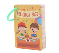 KONTONTY Montessori Boy Girl Learning Toys Food Cognitive Cards Preschool Learning Boys and Girls Educational Cards