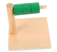 KONTONTY Montessori Discs Horizontal Sensory Toy for Boys and Girls Educational Teaching Tool for Years Safe and Compact Design Develops Sensory Skills Through Play Parent Activity