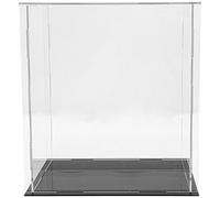 KONTONTY Multi-functional Acrylic Display Box for Collections and Dolls, Stackable and Highly Plastic Desktop Display Case with Creative Appearance, for Organising and Showcasing