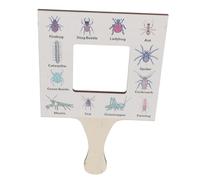KONTONTY Nature Guide for Large Pinewood Outdoor Nature Observation Tool Educational Exploration for Insect Identification and Learning Lightweight and