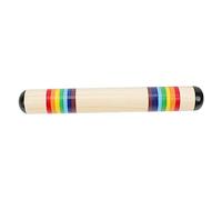 KONTONTY Orff Wooden Rain Stick Educational Rain Sound Maker for Safe Non Toxic Craftsmanship with Rainbow Design Recreational Plaything for Sensory Music and Auditory Learning