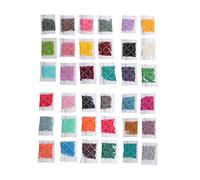 KONTONTY Packs Flat Bottom Resin Rhinestones for Crafts Cross Stitch Decoration and Embroidery Supplies Colorful Rhinestone Embellishments for Sewing and Art Projects