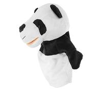 KONTONTY Panda Hand Puppet Soft Plush Animal for Interactive Cartoon Wild Shape Easy to Operate Educational Storytelling for Imaginative Play and Parent Fun