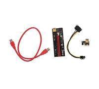 KONTONTY Pci-e 6-pin Gpu Riser Extension Cable Adapter for Graphics Card with Stable Power Supply and Convenient Removal, Aluminium Alloy Material, Multi-layer Shielded Wire for Mining