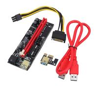 KONTONTY Pcie Mining Graphics Card Extension Cable Household External Gpu Notebook External Graphics Connect Devices to Laptops Red Pvc Copper Aluminum Electronic Components for Gamers