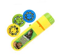 KONTONTY Projection Flashlight Toy and Educational Projection Plaything for Kids Boys and Girls, Battery-free Animal Zoo Design, Suitable for Indoor Learning and Play