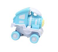 KONTONTY Pull Back Car Blue Inertia Sliding Car Plaything for Educational to Enhance Creativity Curiosity and Coordination for Boys
