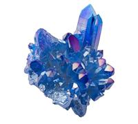 KONTONTY Quartz Cluster Stone Ornament, 100g Crystal, Random Shape, for Aquariums and Fish Tank, Blue, Improving the Living, Desktop Ornament