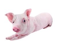 KONTONTY Realistic Pig Throw Pillow Cute Pig Shaped Cushion for Home Decor Lightweight Compact Design Birthdays Adds Charm to Any Sofa