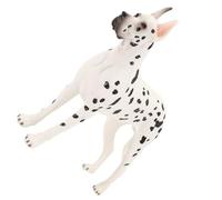 KONTONTY Realistic Simulation Dog Model Great Dane Figurine Solid Animal Sculpture Plastic Puppy Decoration for Desktop and Home Display