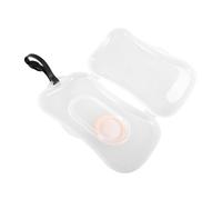 KONTONTY Refillable Wipes Dispenser Box Compact Tissue Case Lid Portable and Lightweight Plastic Wipe Holder for Bathroom Outdoor and Desktop Organisation