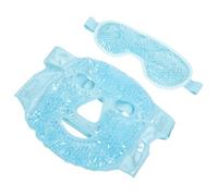KONTONTY Reusable Cold Face Mask Reusable for Cooling and Soothing Heat or Cold Therapy with Gel and PVC Material, Beauty Masks for Face on Special Occasions and Family Use