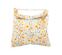 KONTONTY Reusable Cotton Beeswax Bread Bag with Secure Closure | Double-layer Natural Beeswax Cloth, Sealing Zipper, Freezer-safe Design, for Bakers, Pastries and Home Use