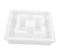 KONTONTY Reusable Plastic Concrete Brick Mold for DIY Patio Lattice Window Molds Easy to Clean Suitable for First-time Users in Garden and Outdoor Decoration