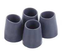 KONTONTY Rubber Replacement Tips for Bath Chair and Cane Feet 4Pcs Non Slip Foot Covers Enhancing Stability for Elderly Shower Use