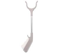 KONTONTY Rubbish Pick up Reacher Lightweight Trash Grabber Tool 2pcs Stainless Steel with Ergonomic Handle and Comfortable Grip for Working and Reaching High Areas