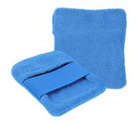 KONTONTY Sand Removal Mitt 2pcs with Coral Fleece Sand Remover Bag 14x12cm 12x9cm Suitable for Beach Activities