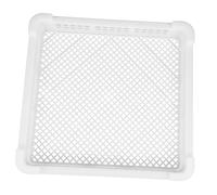 KONTONTY Seafood Freezing Basket Quick Freeze Food Drying Tray White Plastic 370x350x60mm for Refrigeration Storage and Air-curing,