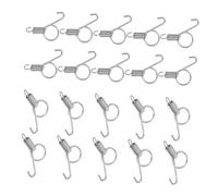 KONTONTY Secure Rabbit Cage Door Clips 20pcs Spring Hooks for Rabbit Cages Lock Easy Install